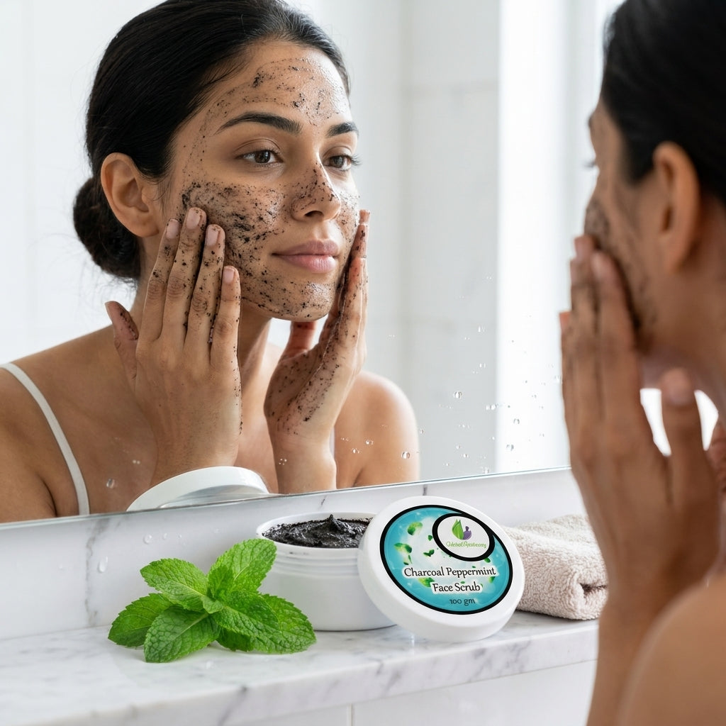 Charcoal Peppermint Face Scrub 100ml