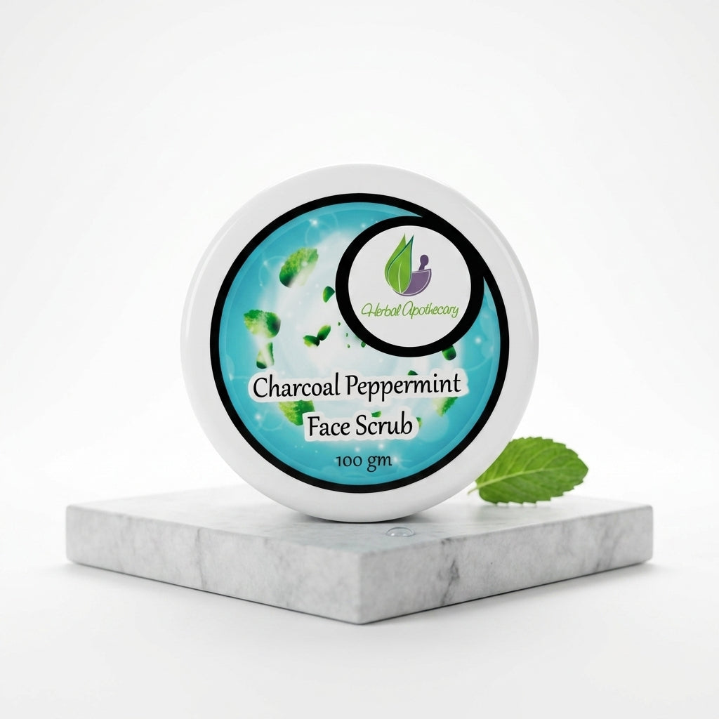 Charcoal Peppermint Face Scrub 100ml